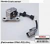 Click image for larger version.
Name: 37841-PZ2-014 Crank Sensor.jpg
Views: 81
Size: 55.7 KB
ID: 2824